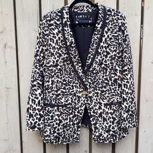 Leopard Print Blazer by Eloquii